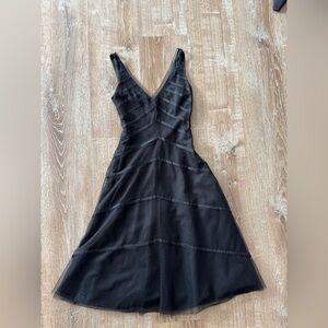 BCBGMaxAzria Black Backless Dress